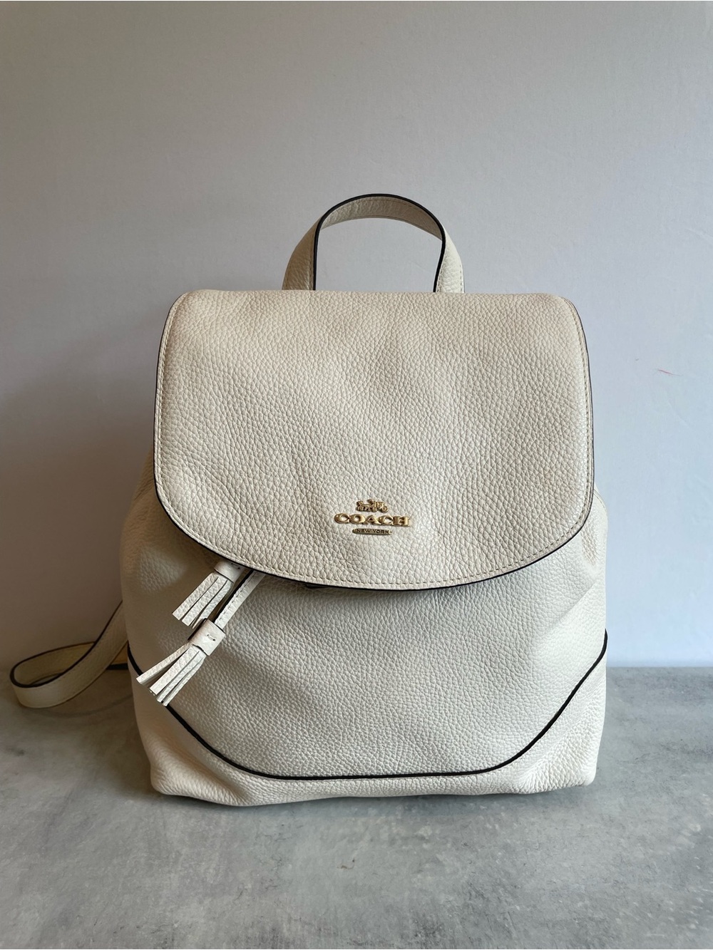 Coach Elle Backpack in Chalk